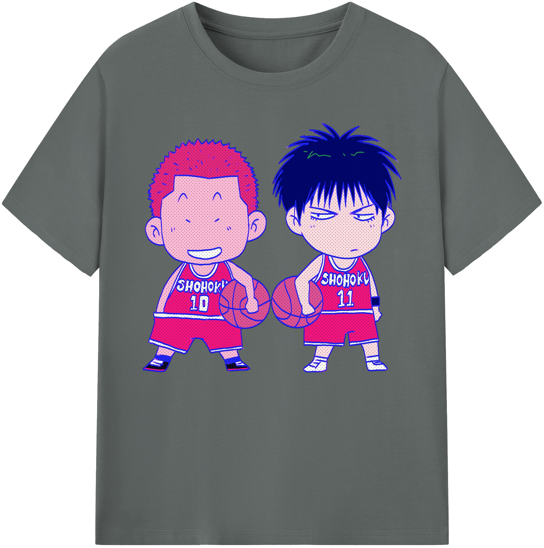 （画像用） SLAM DUNK／スラムダンク 綿100％ メンズ半袖Tシャツ｜肌触りやわらか＆通気性